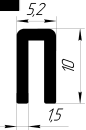 Силиконовые профили полые 001-100