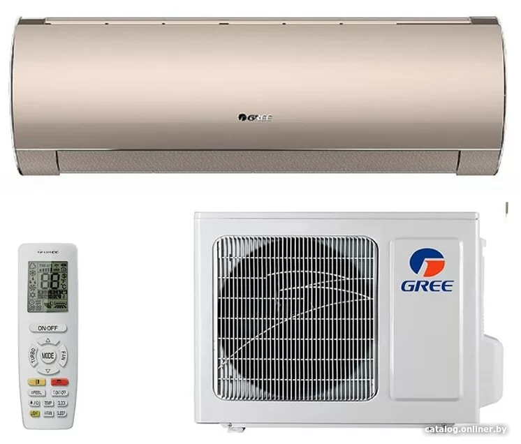 Кондиционер Gree Lyra Inverter R32 GWH12ACC-K6DNA1F (шампань)