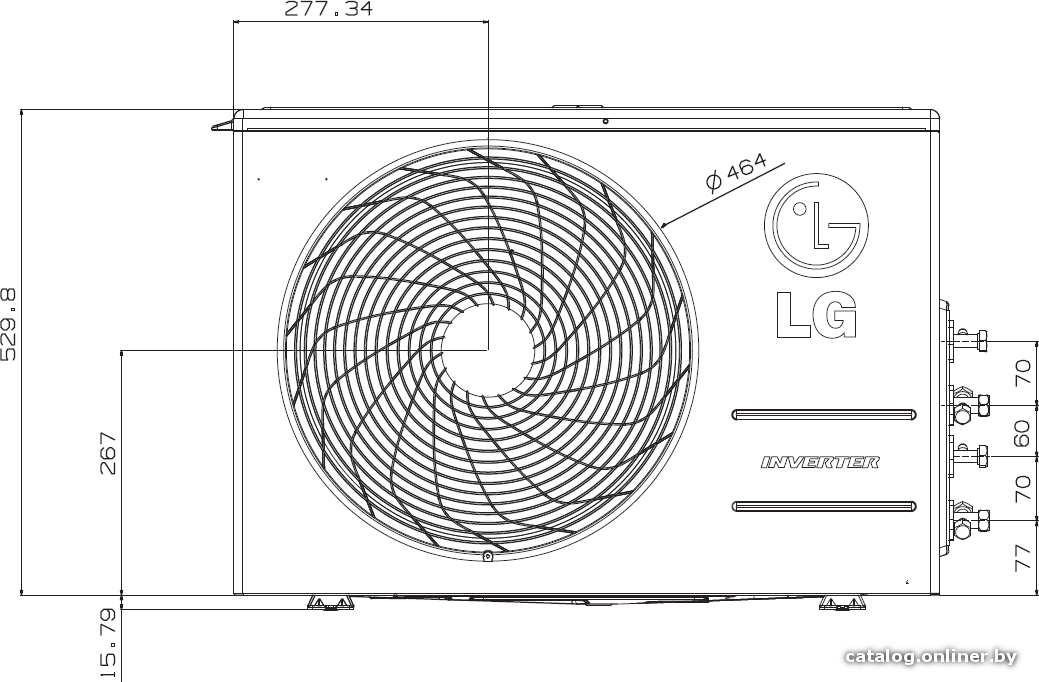 Наружный блок LG MU2M17 UL2R0
